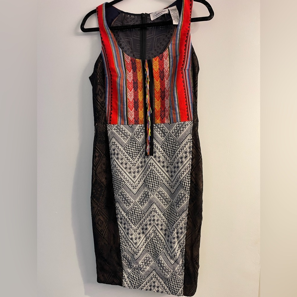 Byron Lars sleeveless dress with beadwork size 6 - $200. Excellent condition